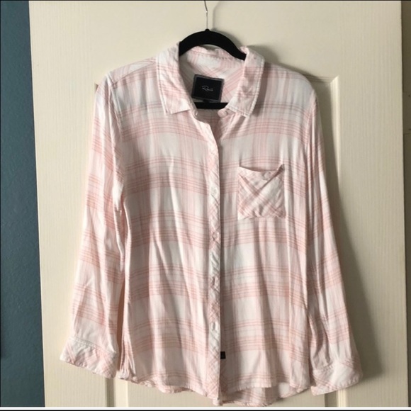 Rails Tops - Rails long sleeve shirt pink Sz L